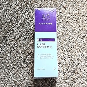 Upstart v34 purple whitening toothpaste